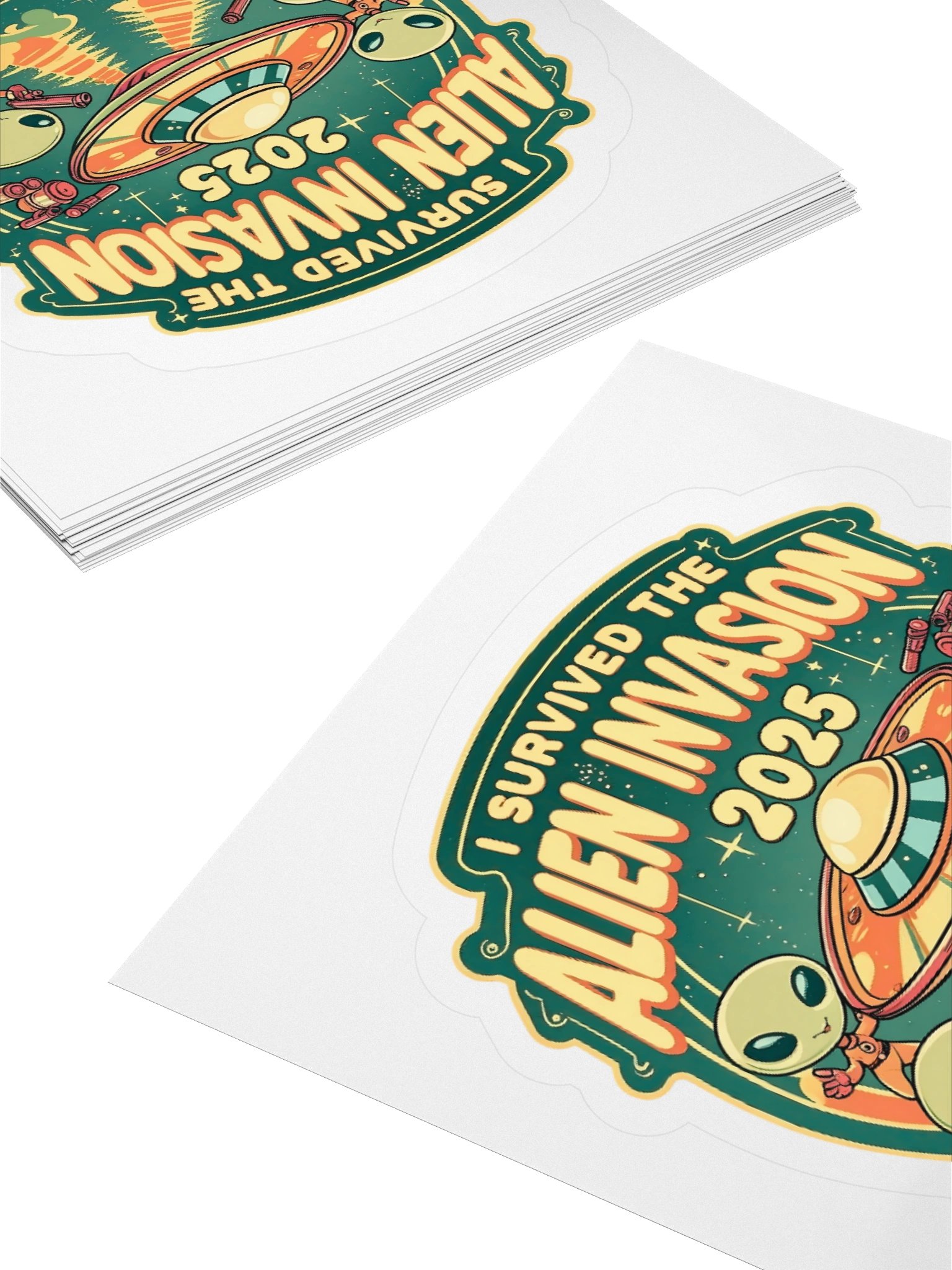 Alien Invasion 2025 Sticker product image (12)