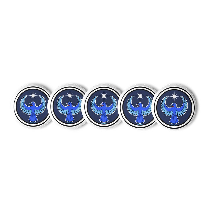 Eastern Bluebird- Resistance. MO, NY. (5-pack buttons) product image (1)