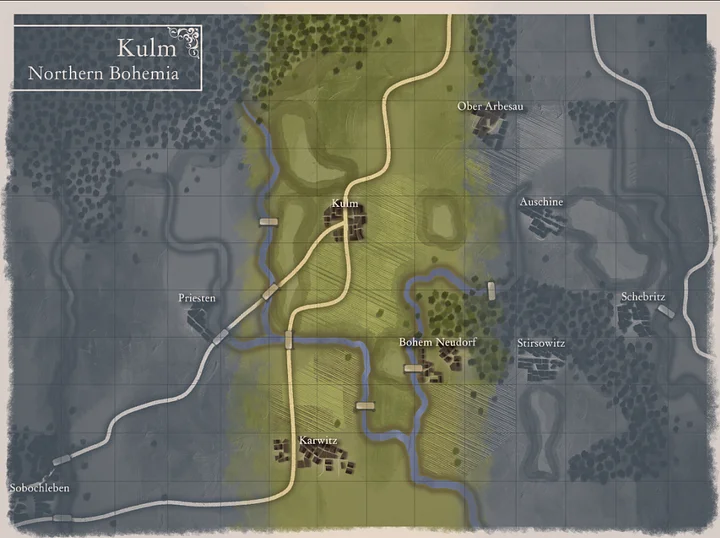 Kulm battle map. product image (2)