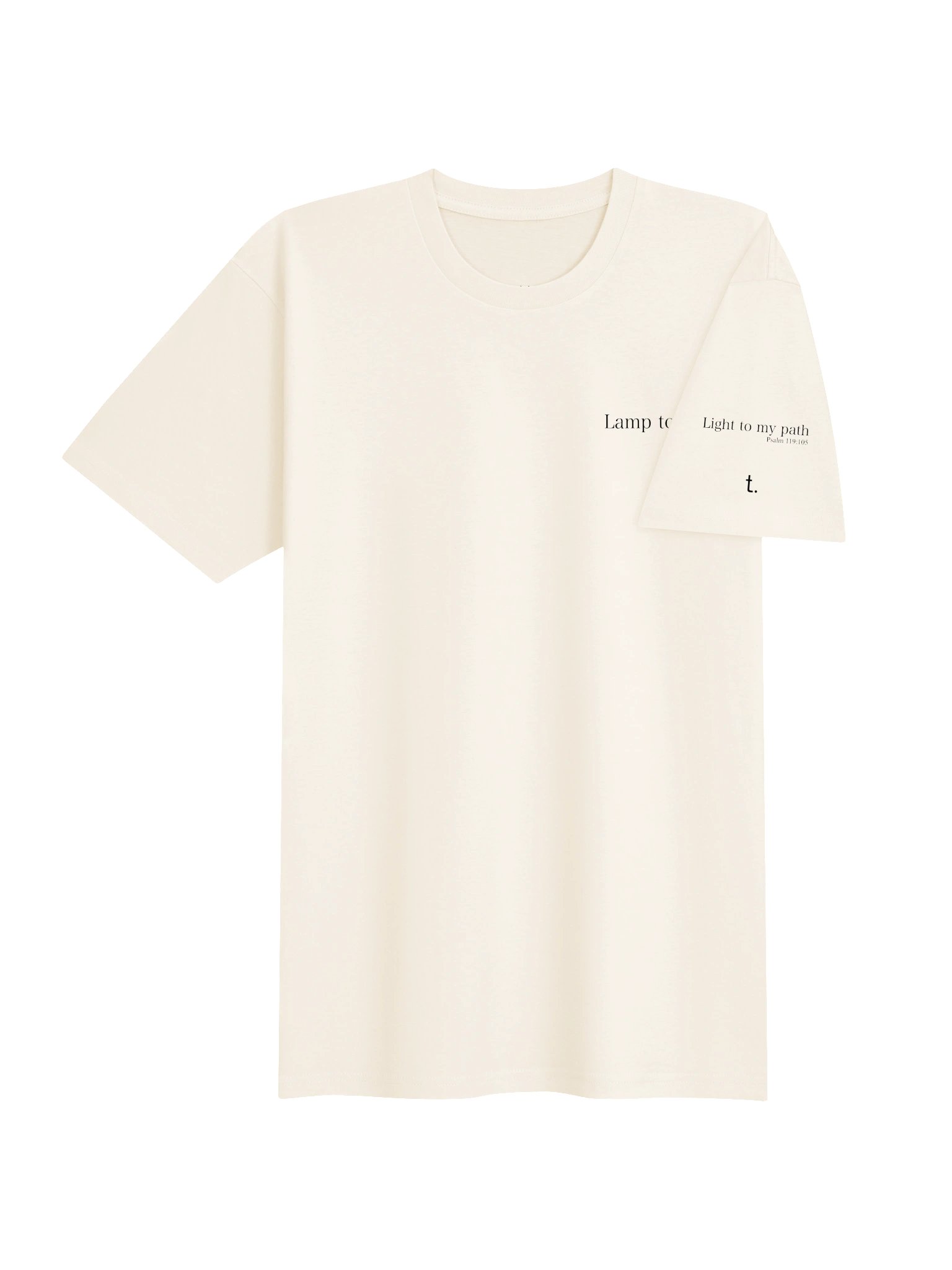 T-Shirt Psalm 119:105 - Black product image (3)