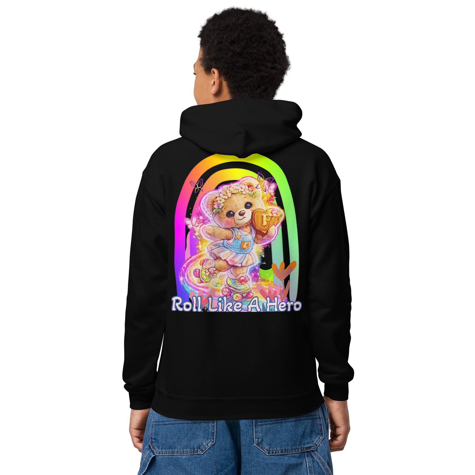 Fayzie's 'Roll Like A Hero' Heavy Blend Youth Hoodie by FayzieBobs product image (42)