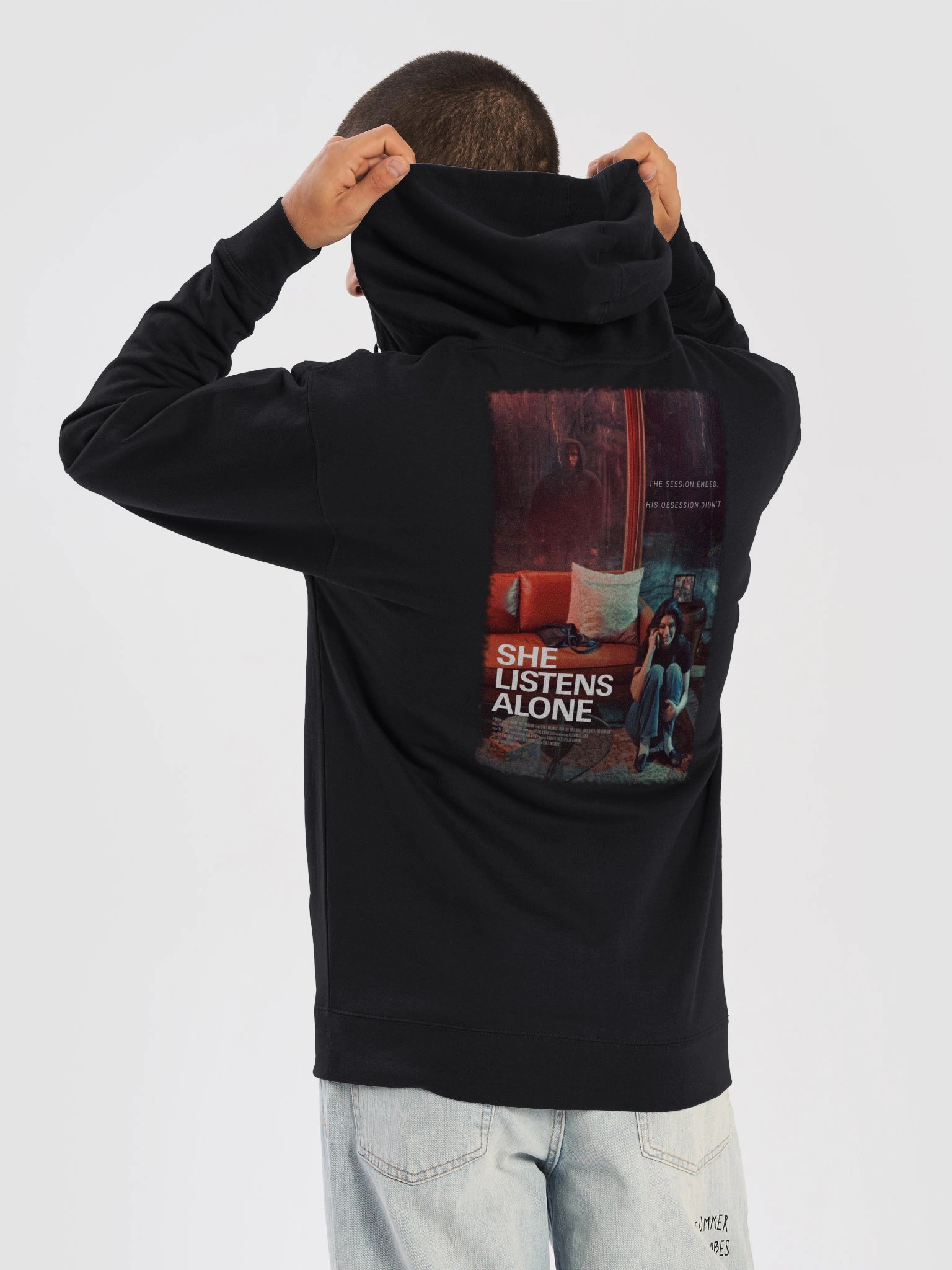 She Listens Alone -Official Movie Poster Fleece Zip Up Hoodie product image (6)