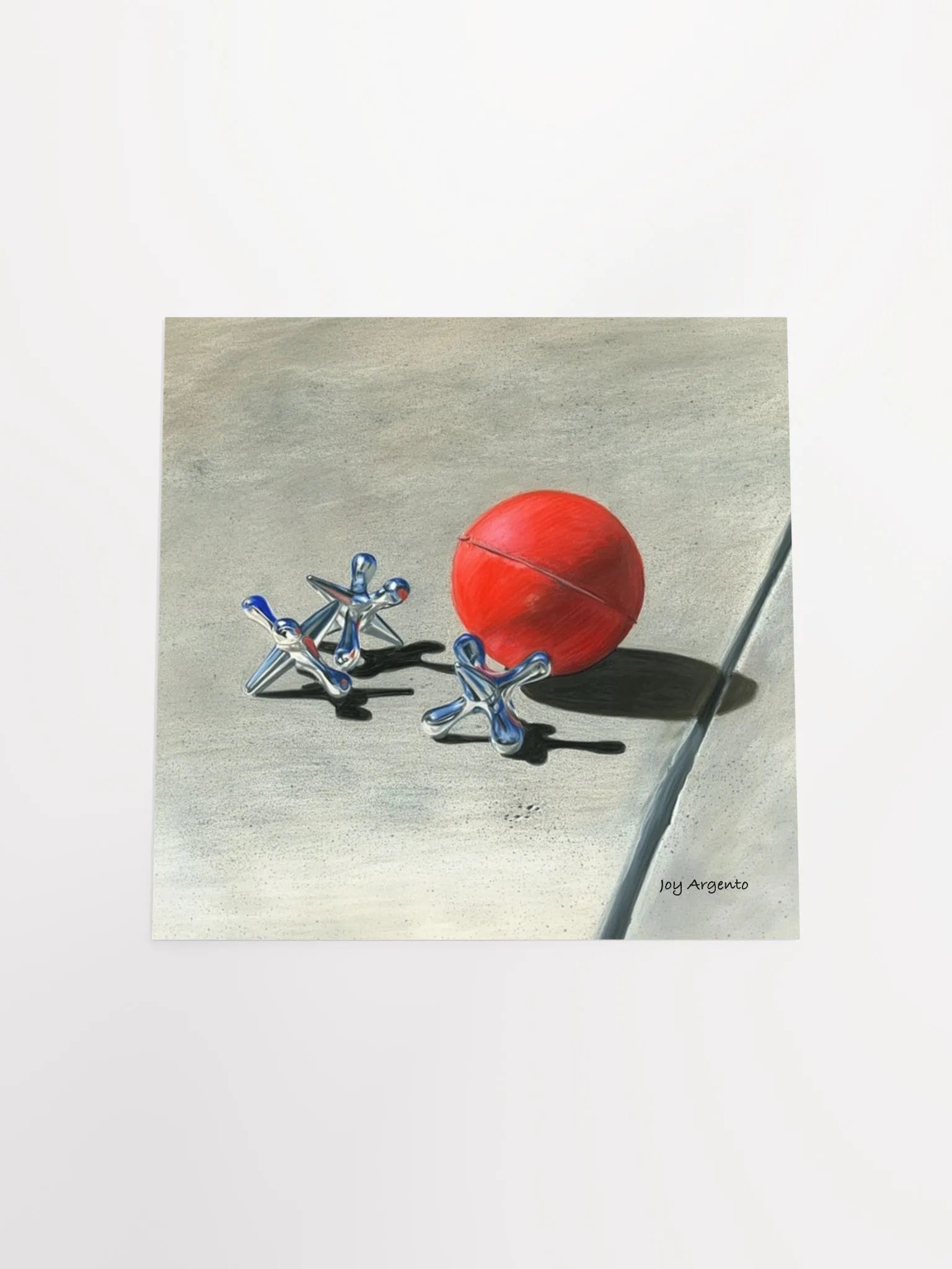Ball and Jacks Print product image (11)
