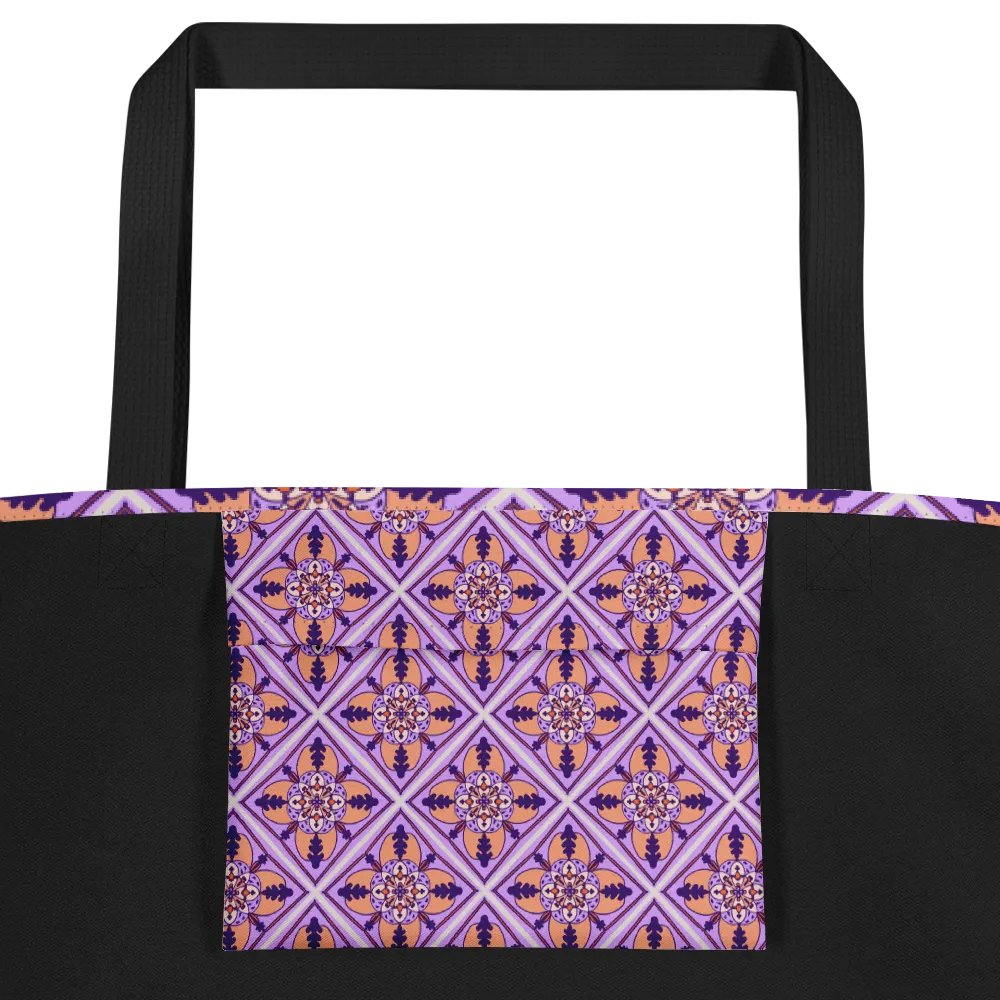 Detailed Symmetrical Pattern All Over Print Tote product image (4)