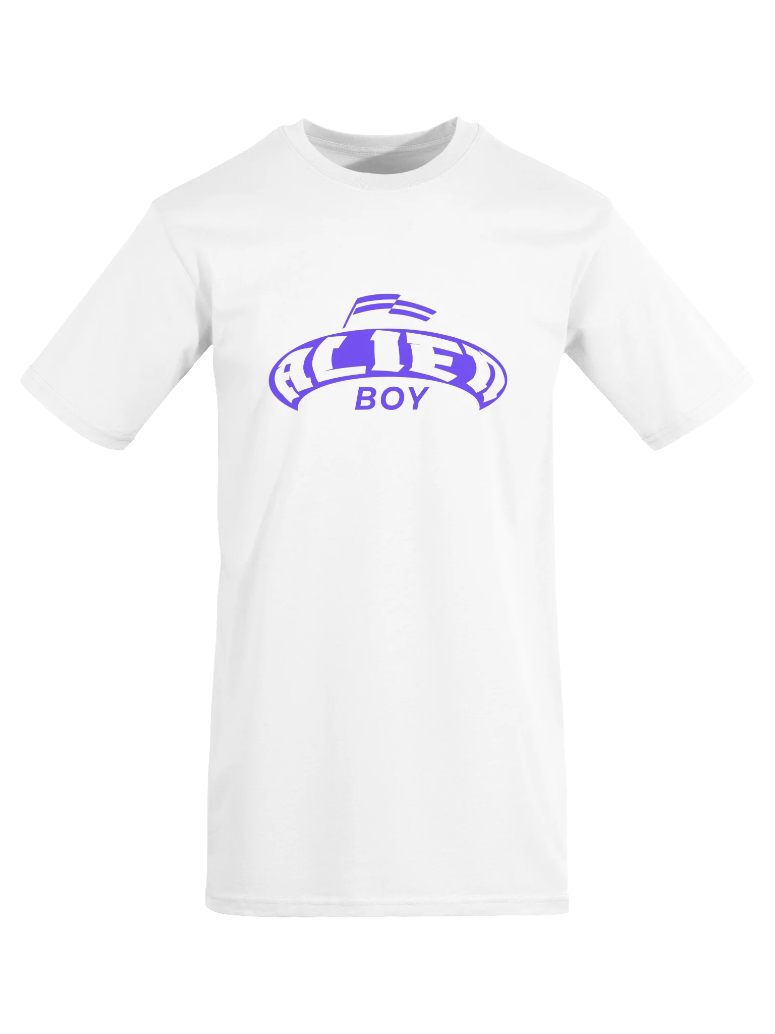 Alien Boy white Tee (Purple) product image (5)