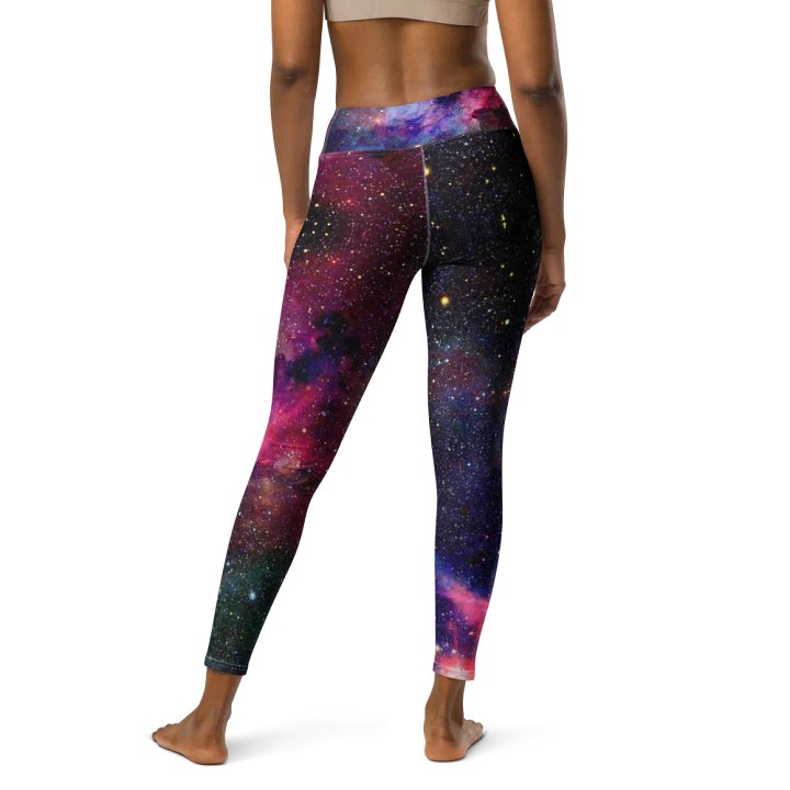Yoga-Leggings mit Allover-Print, Galaxy product image (2)