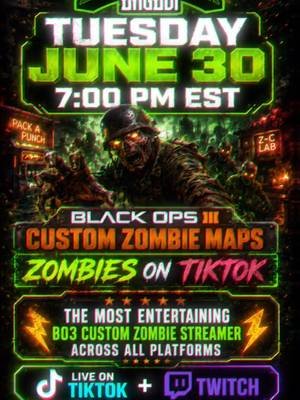 HEADING TO VEGAS AT 7PM TO CLOSE OUT THE MONTH WITH @superchubbs_ntc !! LET'S FINISH STRONG!! COME WIN SOMETHING!!! #BO3ZOMBIES #BLACKOPS2 #BLACKOPS3 #CALLOFDUTYZOMBIES #BLACKOPSZOMBIES 