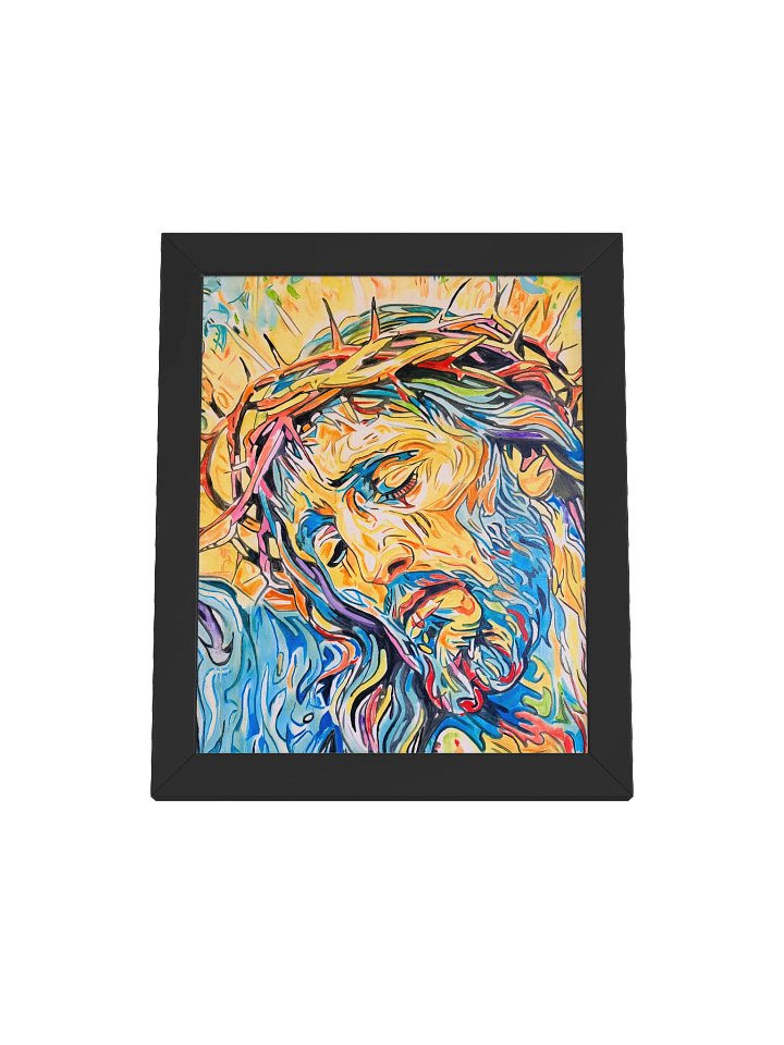 Jesus Christ by Warren Willowdale (Framed High-Quality Matte Poster) product image (1)