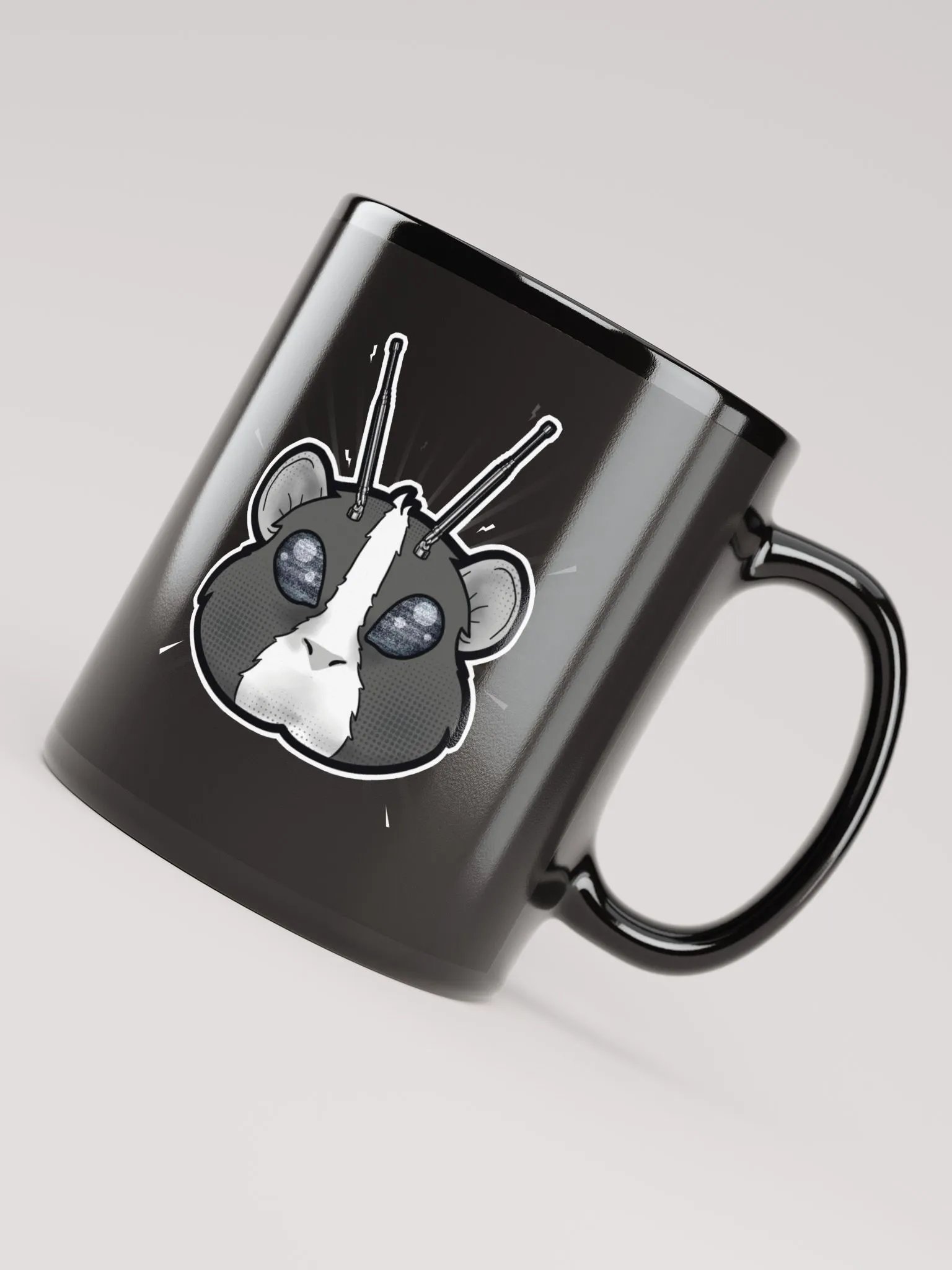 Mug CobayaTV Comic NEGRO (Multiples Medidas) product image (8)