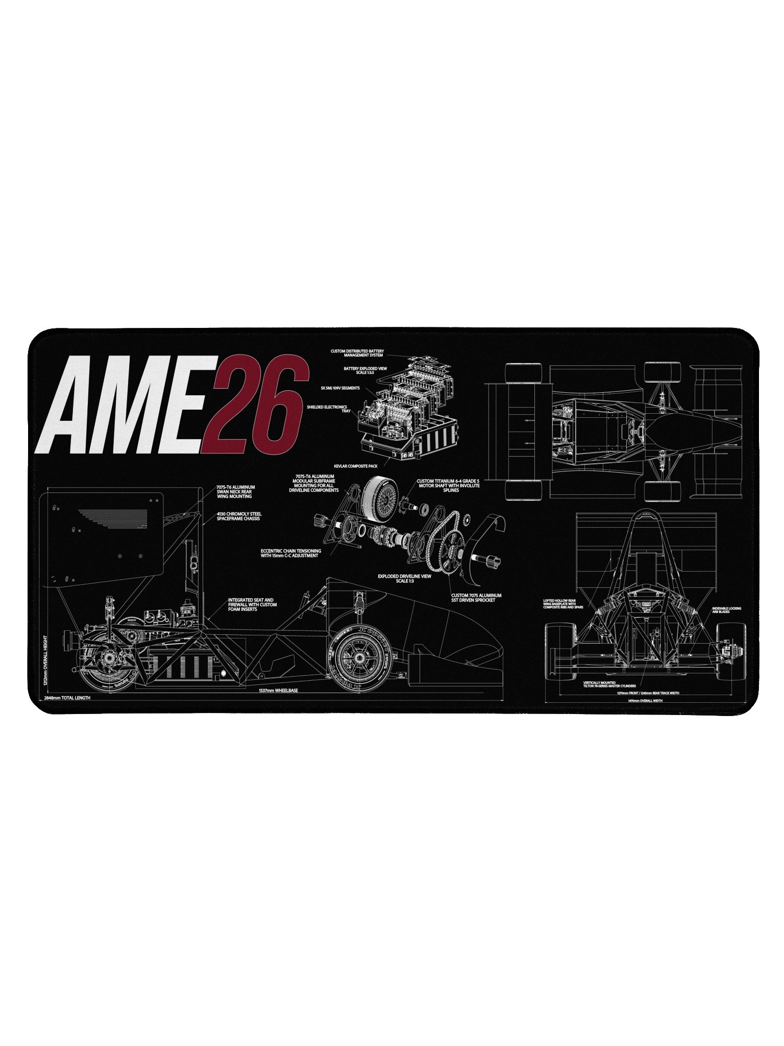 AME26 Deskmat Dark product image (1)