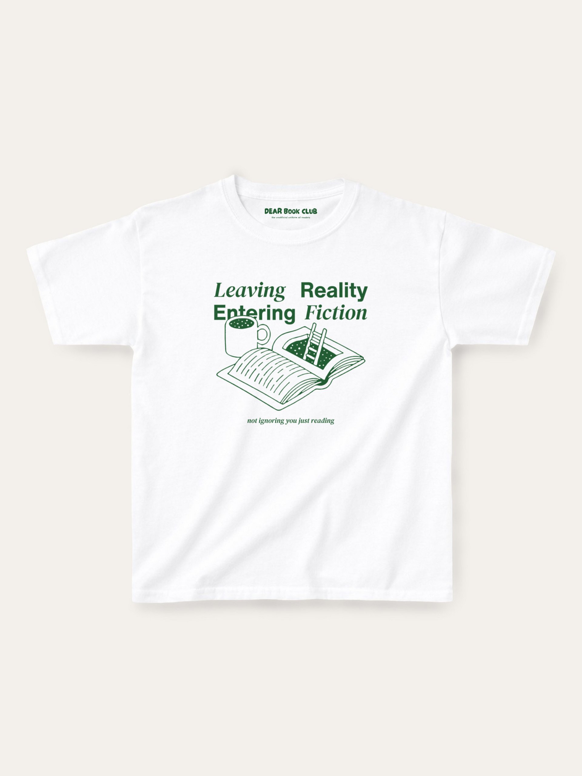 Leaving Reality Entering Fiction - Baby Tee product image (1)