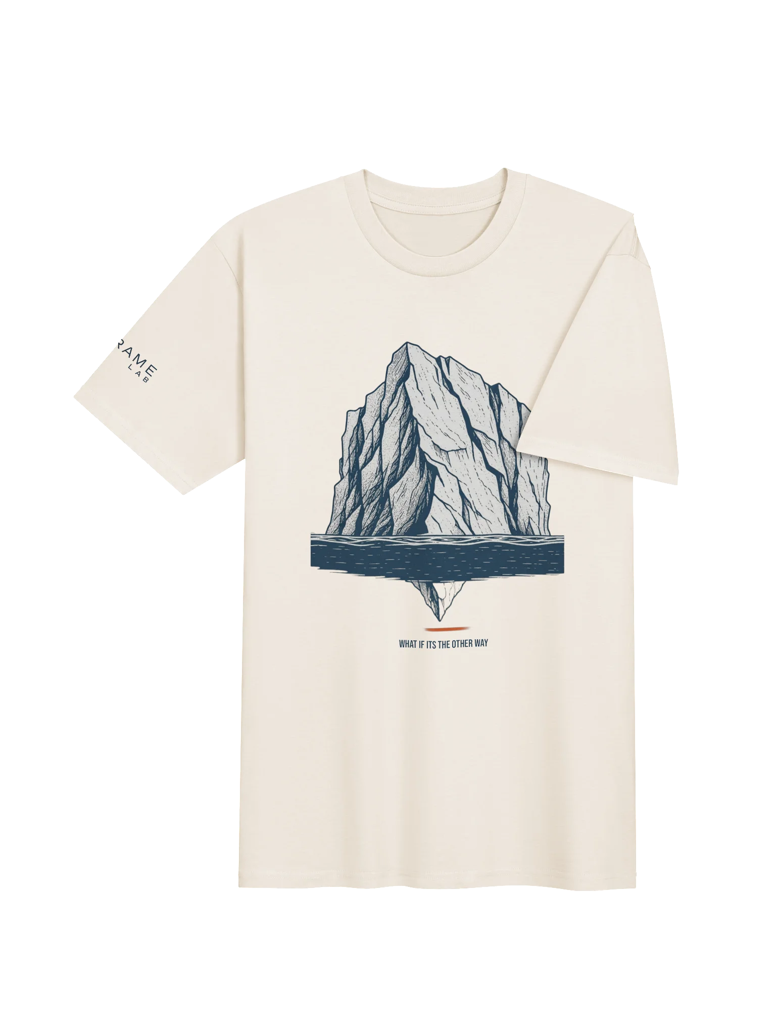Iceberg Tee (Premium Ecru) product image (4)