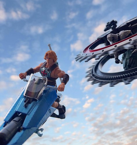 Got the He-man & Sky Sled today. Decided to recreate the IMAX poster… a bit. As well as I could with two hands and a phone ti...