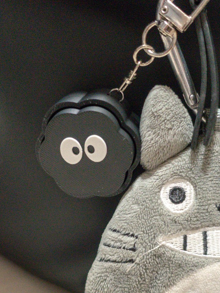 Soot bunny clicker keychain product image (1)