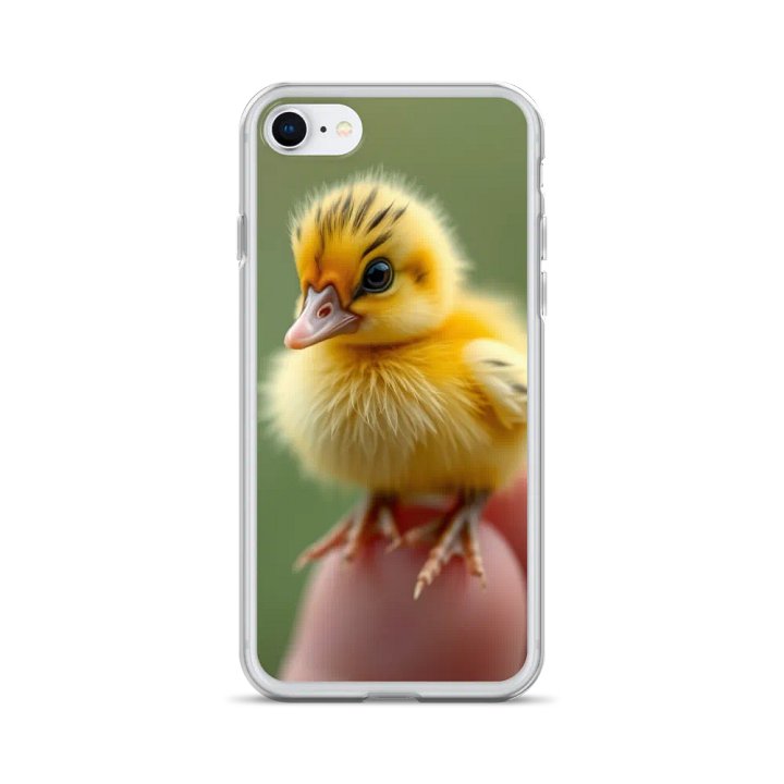 Fluffy Chick Clear iPhone Case product image (24)