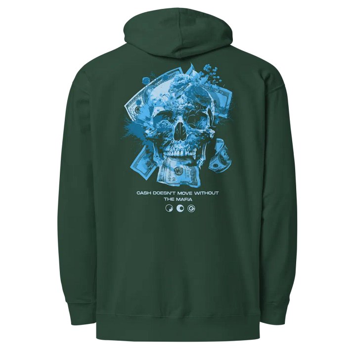 Embroidered Cash Skull Hoodie product image (3)