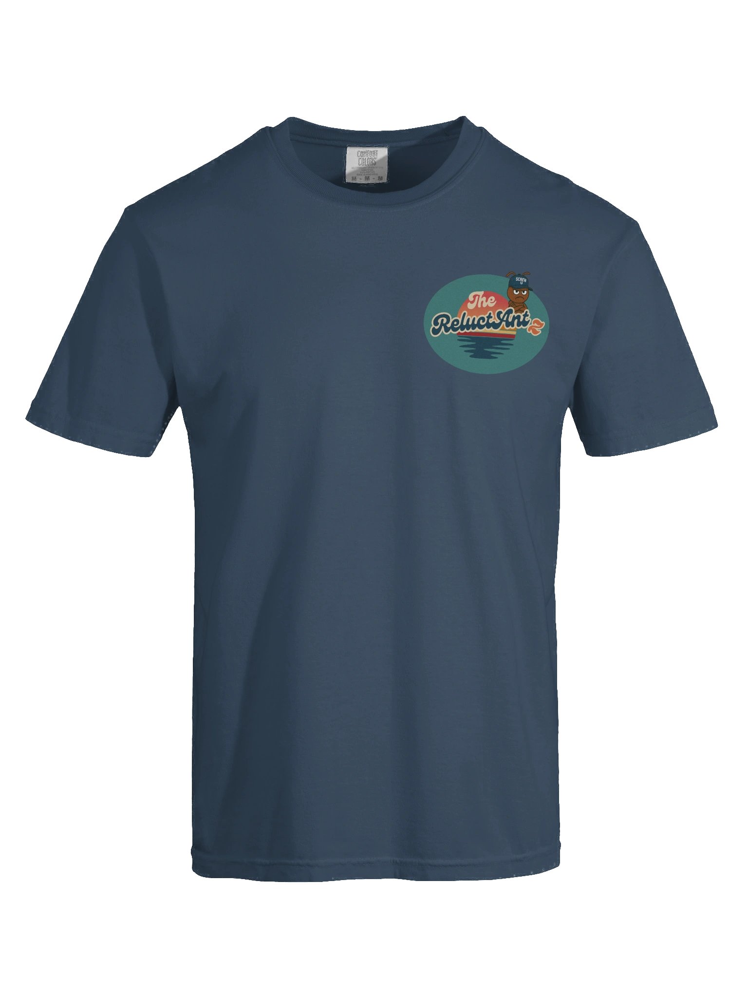 Screw U T-Shirt by The ReluctAntz - Midnight Blue product image (7)