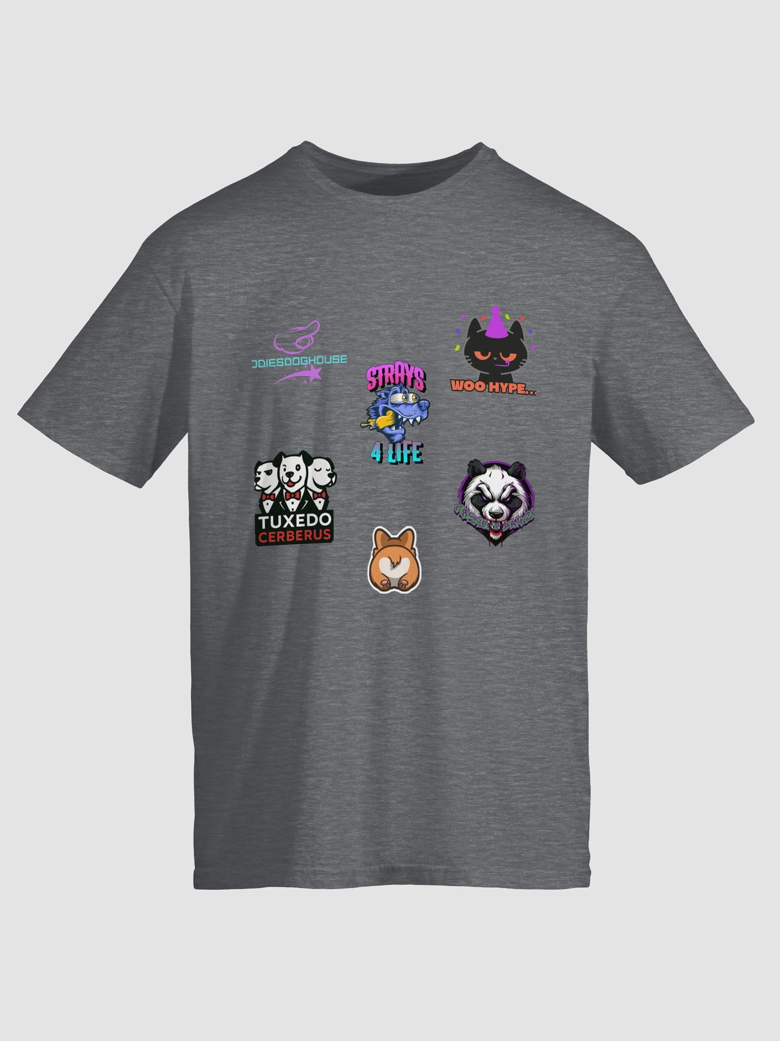 Playful Mascot Mash-Up Unisex T-Shirt product image (31)