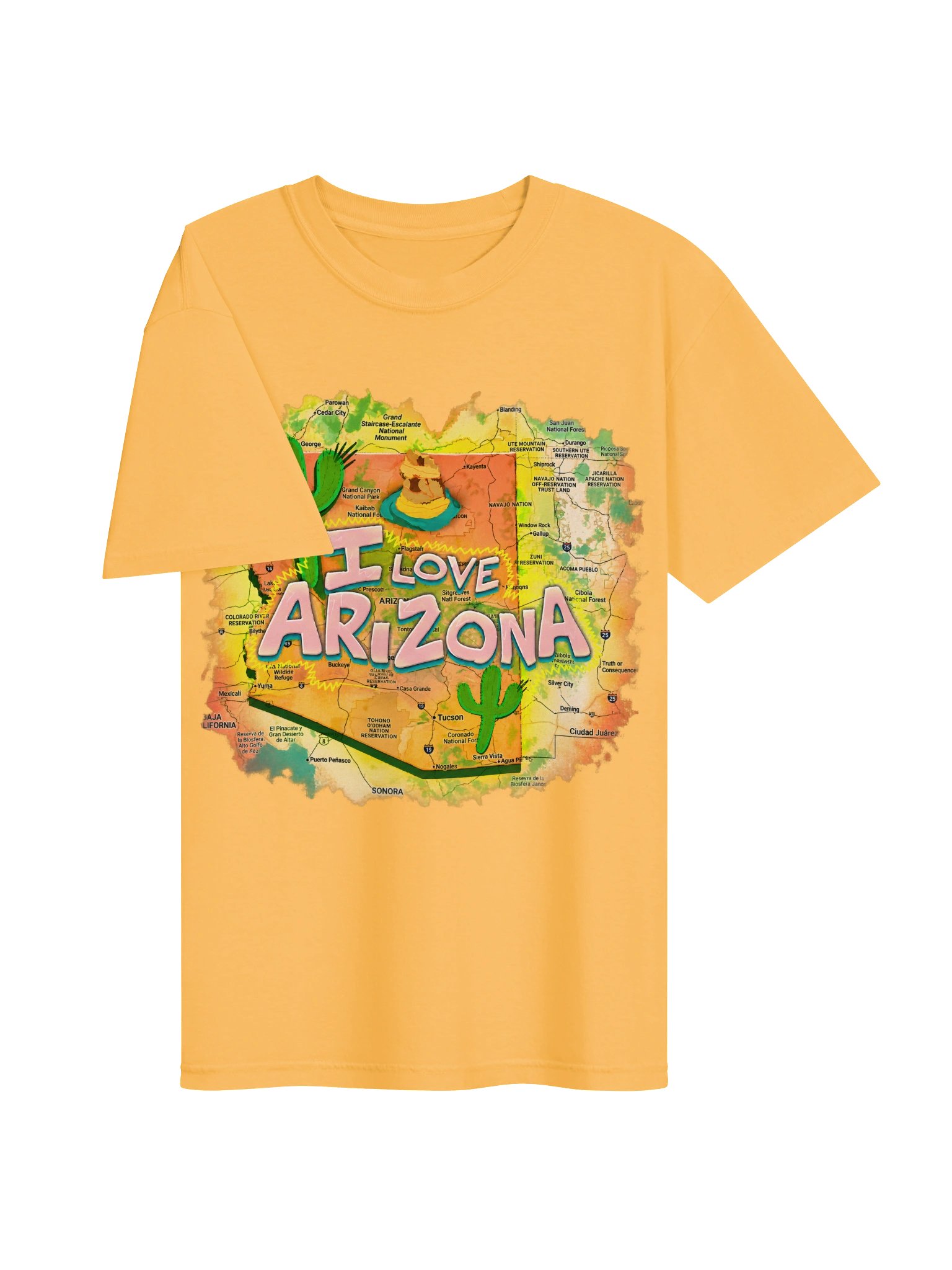 I Love Arizona™ Tee - Desert Gold product image (3)