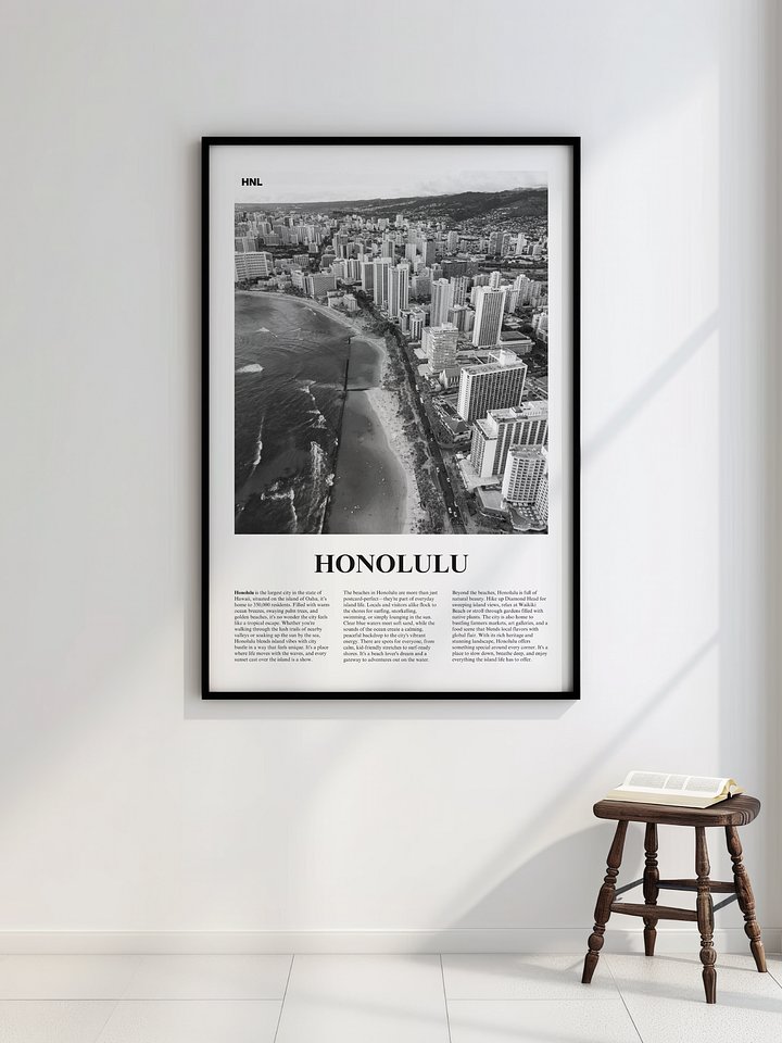 Honolulu 02 Newspaper Poster product image (2)