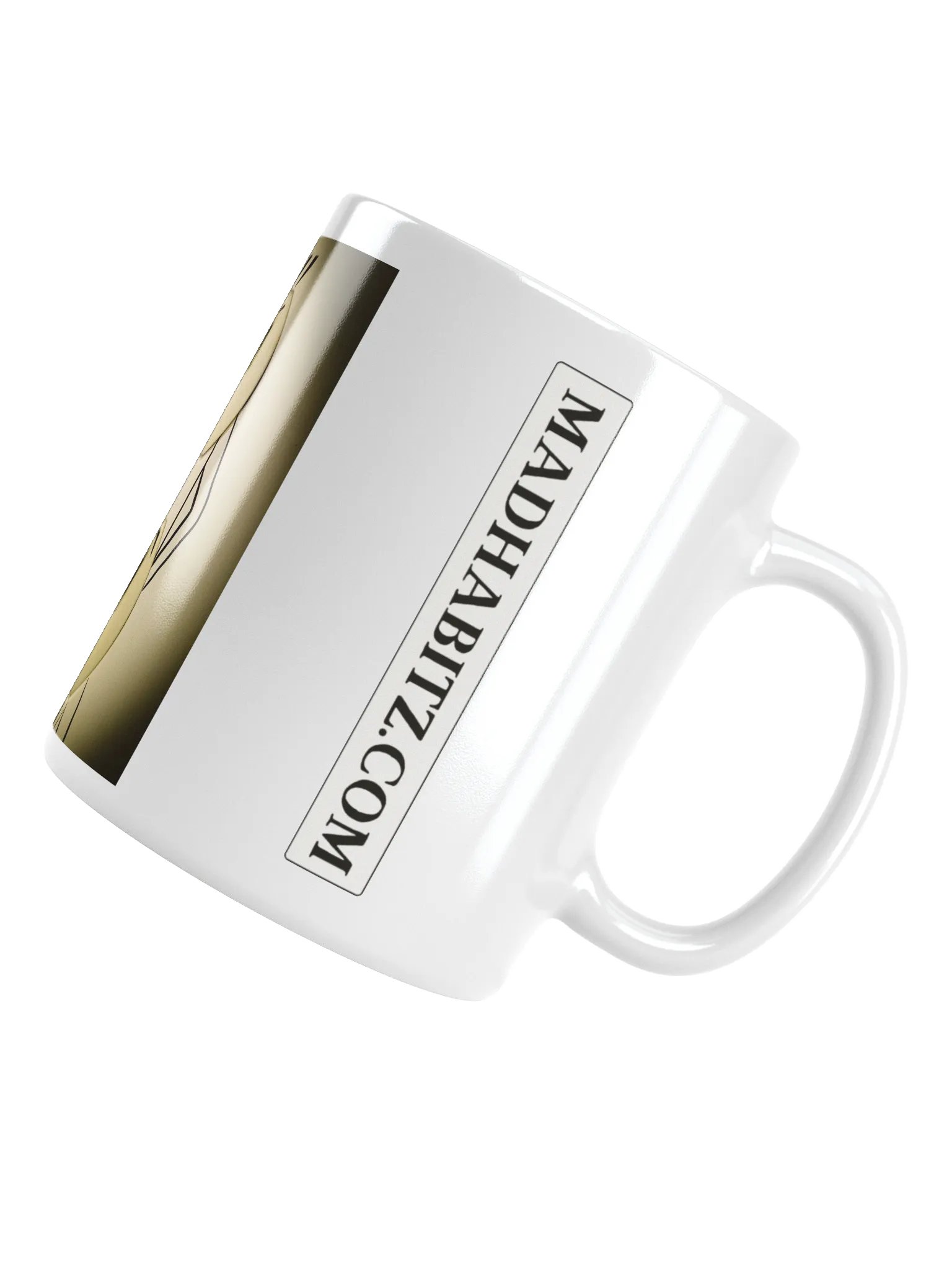 Expressive Faces White Glossy Mug product image (5)
