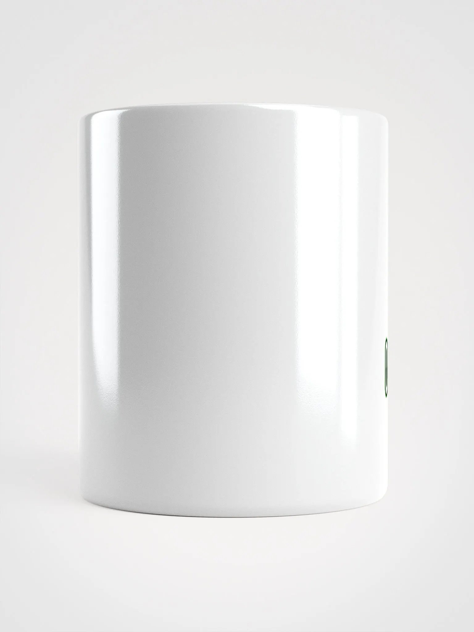 Fierce Wolf Emblem White Glossy Mug product image (14)