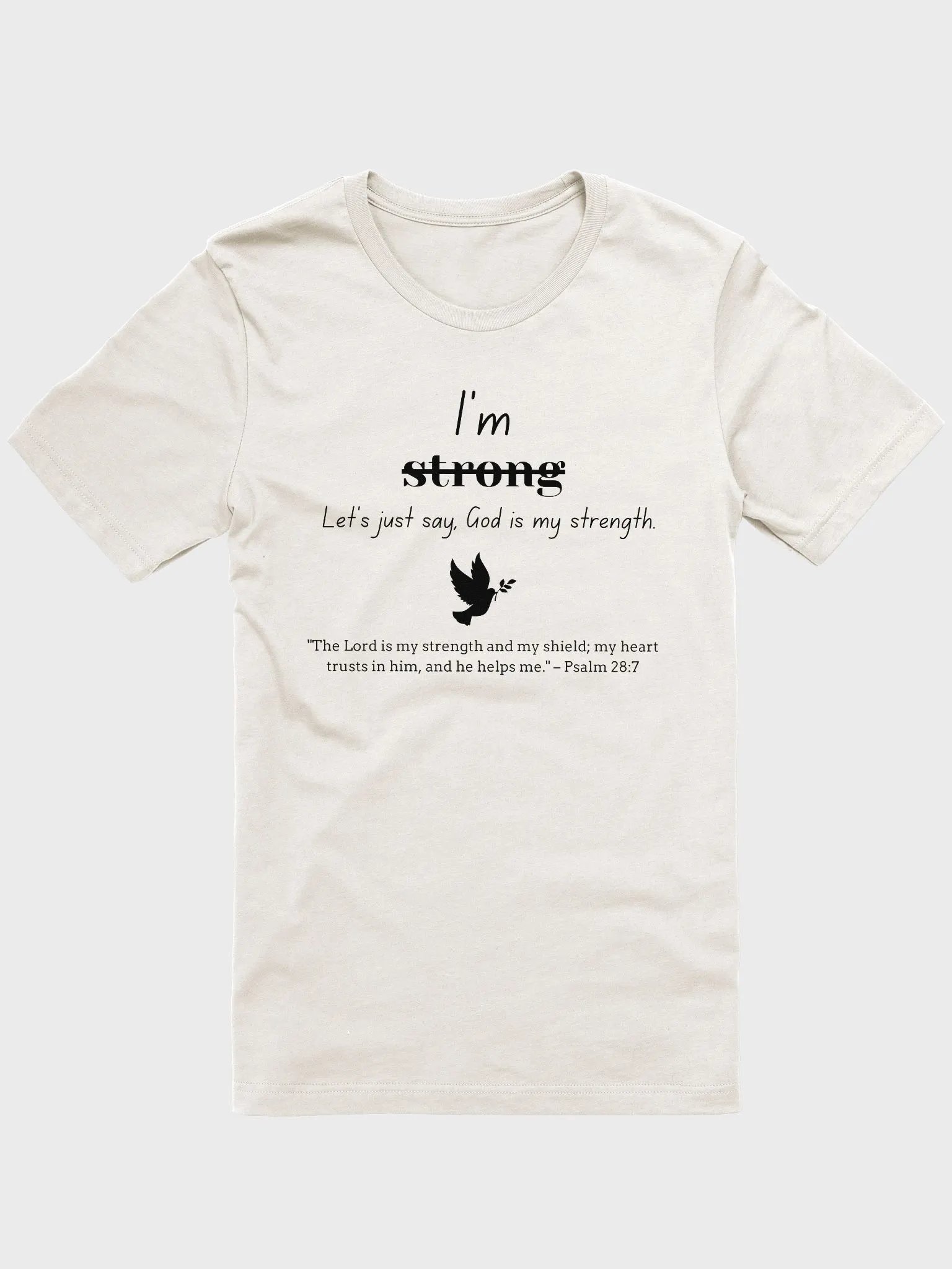 God is My Strength - Faith Tee product image (8)