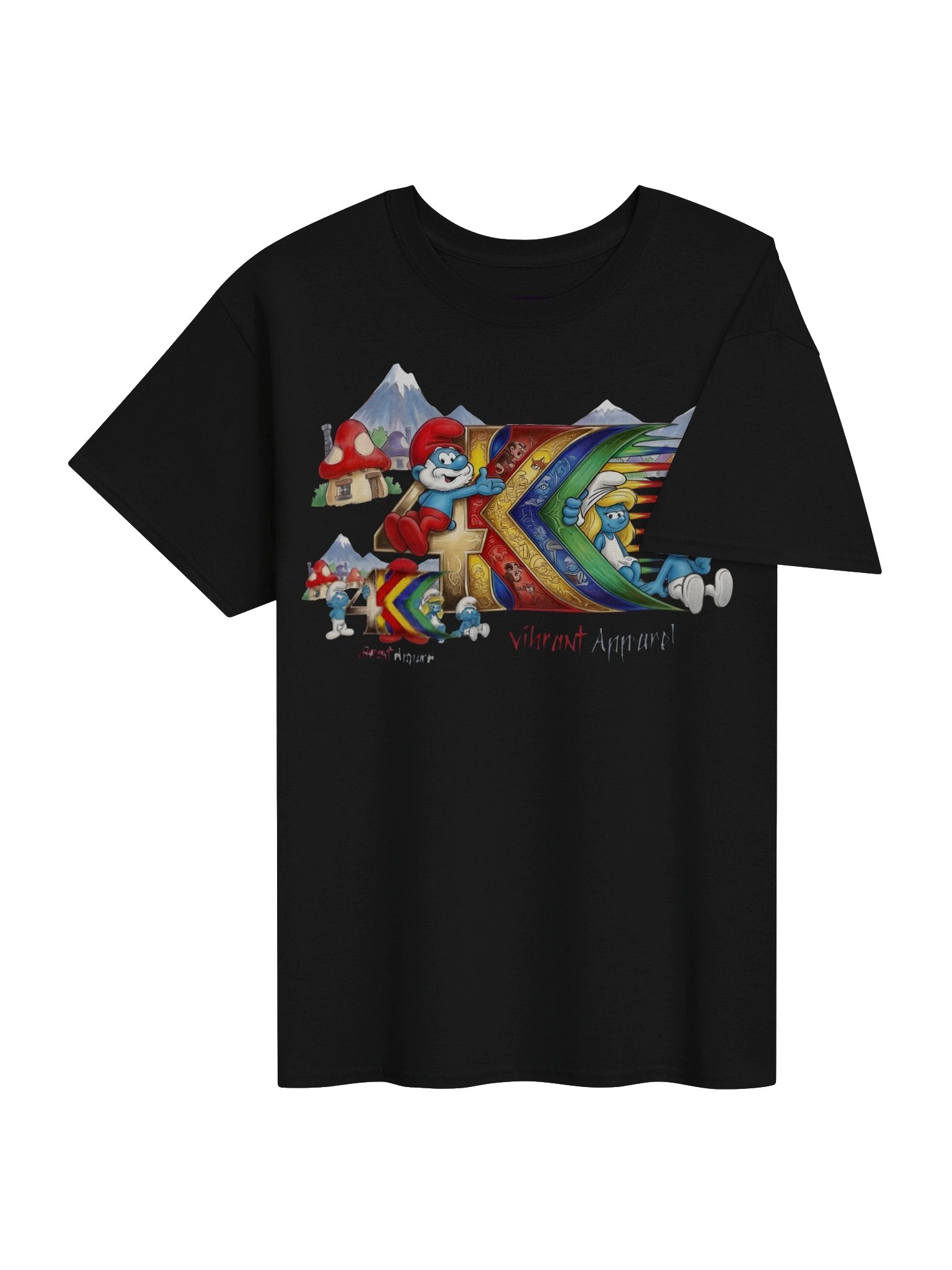 Vibrant Apparel "4K Smurf" Heavyweight Tee product image (44)