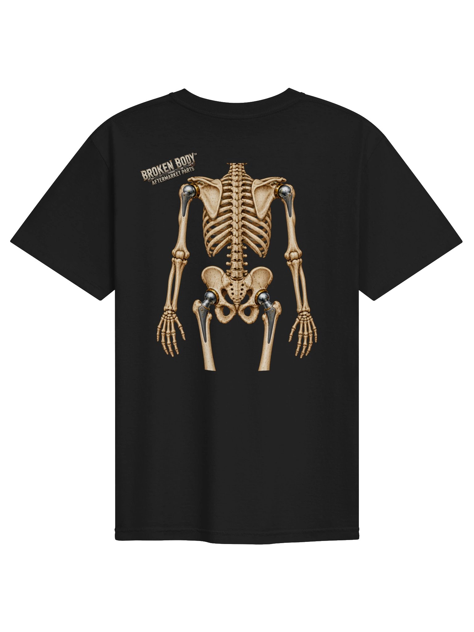Shoulder & Hip Replacement Shirt — The $40 Million Man™ Double Replacement | Broken Body™ product image (3)