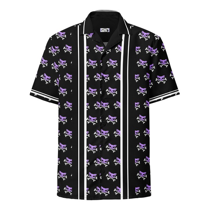 Purple and Blaque Katskull Bowlng Shirt product image (1)