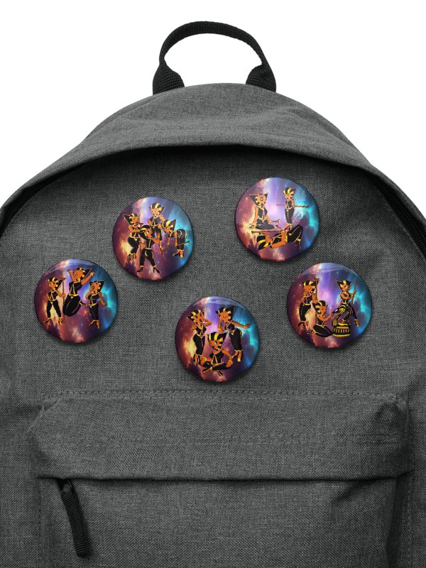 Ancient Egyptian Queen Pin Button Set product image (1)