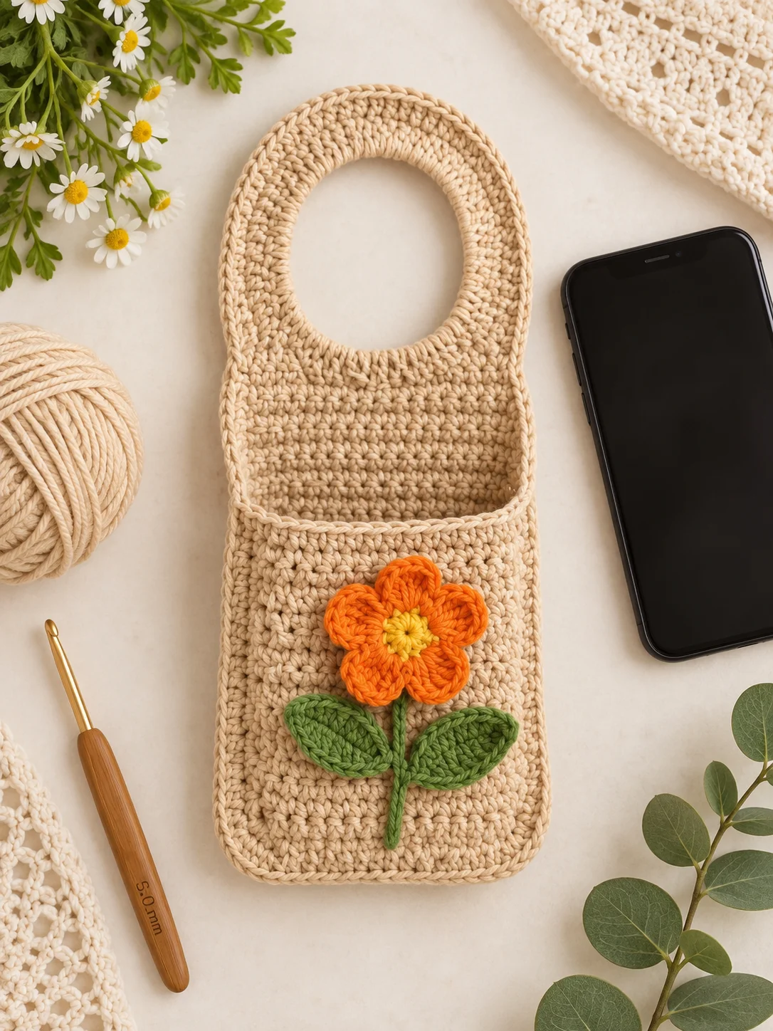 Crochet Phone Charging Holder PDF Pattern product image (3)