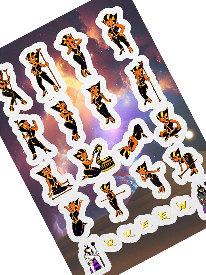 Queen Mood Stickers Sticker Sheet product image (2)