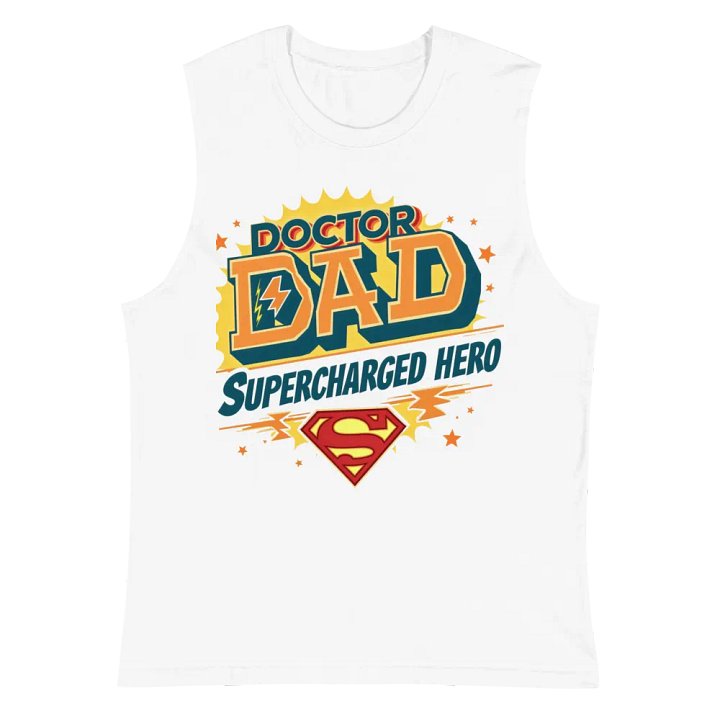 Supercharged Dad Muscle Tank product image (2)