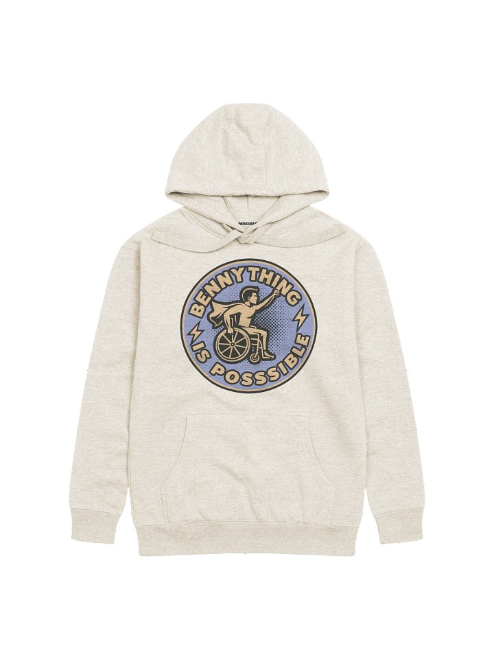 BENNYTHING Is Possible Light Logo Premium Hoodie [Unisex] product image (4)