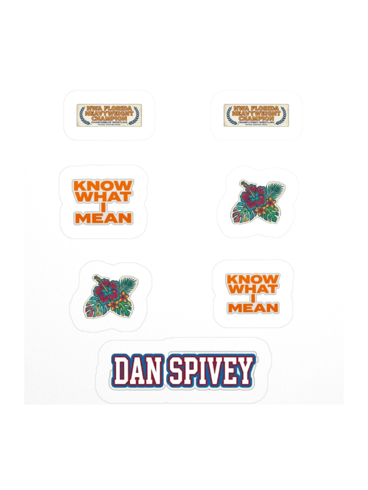 Dan Spivey Kiss Sticker Set product image (3)