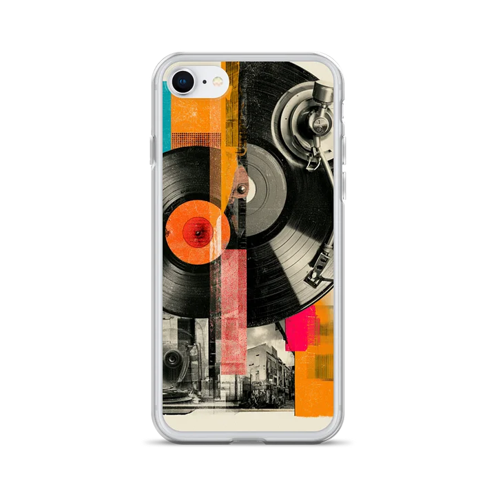 Vinyl Collage Clear iPhone Case product image (28)