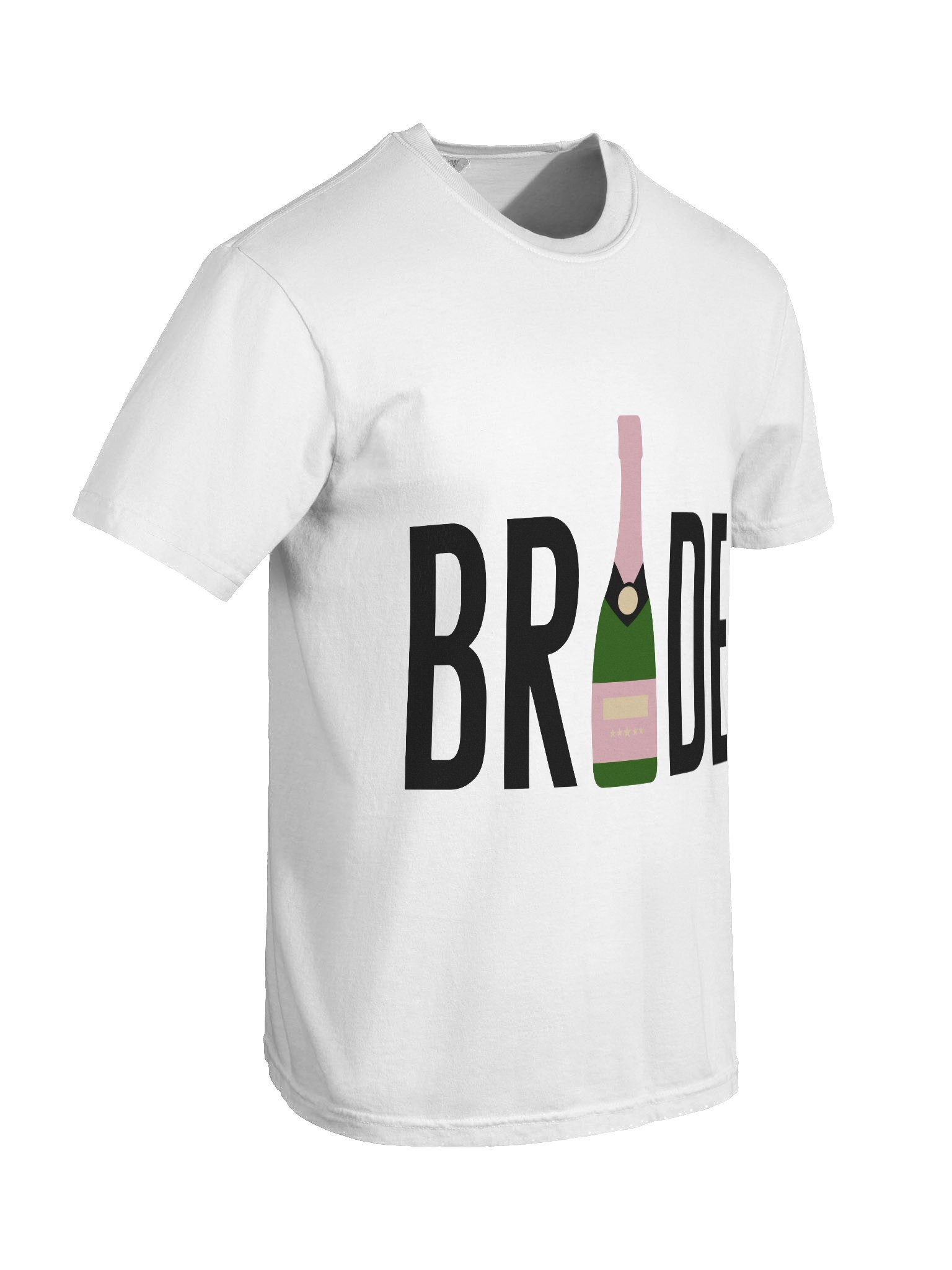 👰🏼‍♀️🍾 BRIDE Champagne Bottle Shirt | Bachelorette Party Tee, Bridal Shower Outfit, Bride To Be Graphic T-Shirt product image (38)