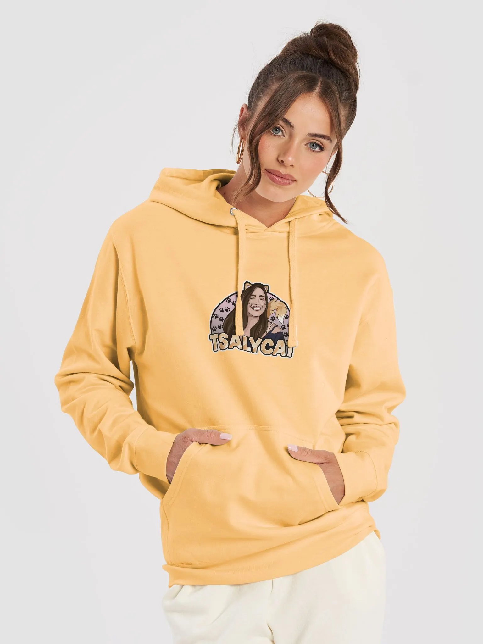 TSAlyCat Peach Hoodie product image (5)