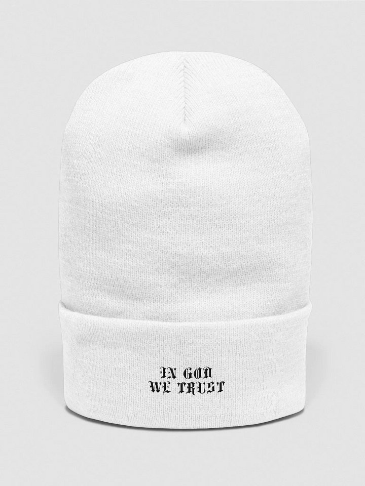 In God We Trust Beanie product image (2)