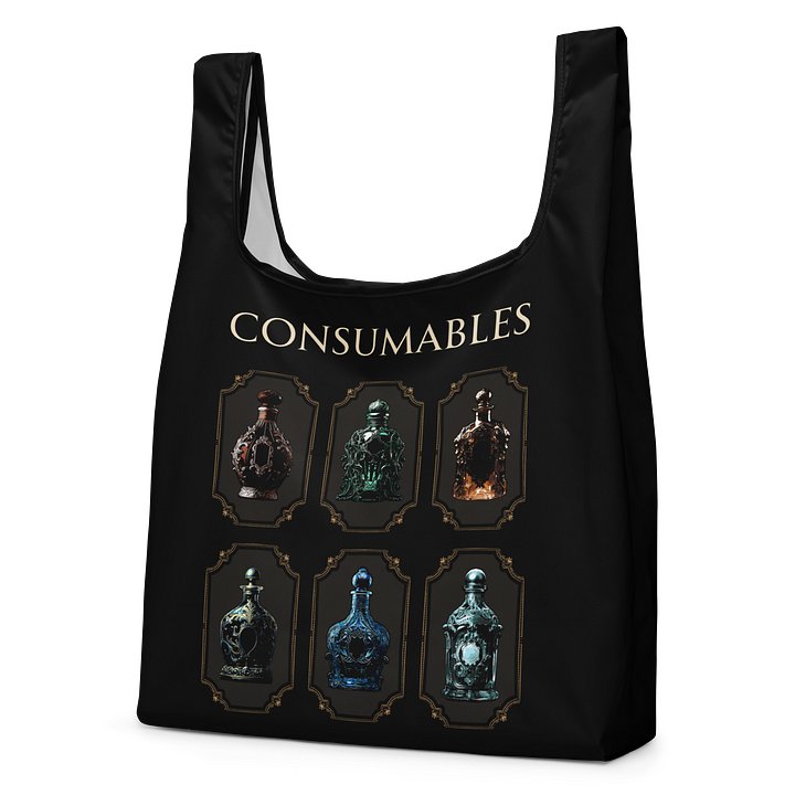 Consumables Shopping Bag | Chronic Illness Essentials & Gamer Tote product image (2)
