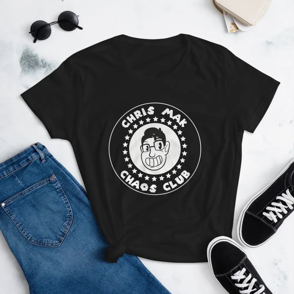 WOMEN'S FIT CHAOS CLUB SHIRT (DARK) product image (5)