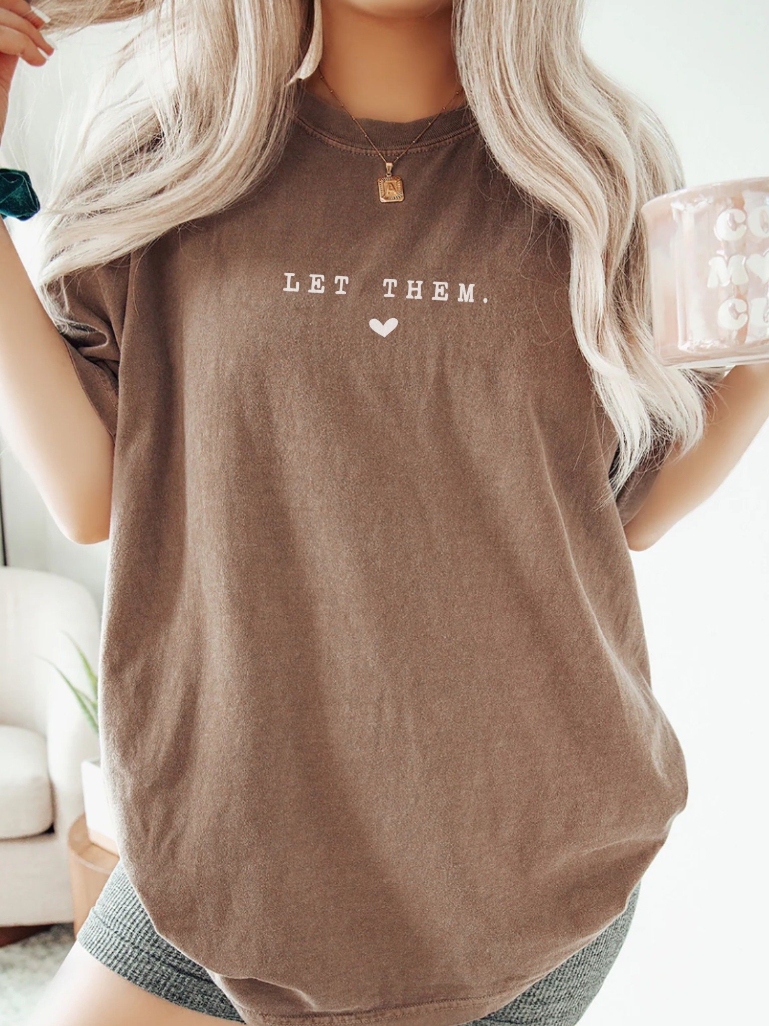 LET THEM Heavyweight Tee product image (2)