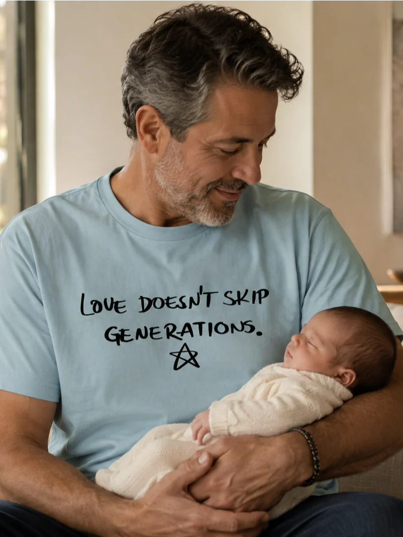 Grandparent Gift T Shirt, New Grandma Grandpa Gift, Grandparent Announcement Tee, Meaningful Family Shirt, Handwritten Unisex Tee product image (7)