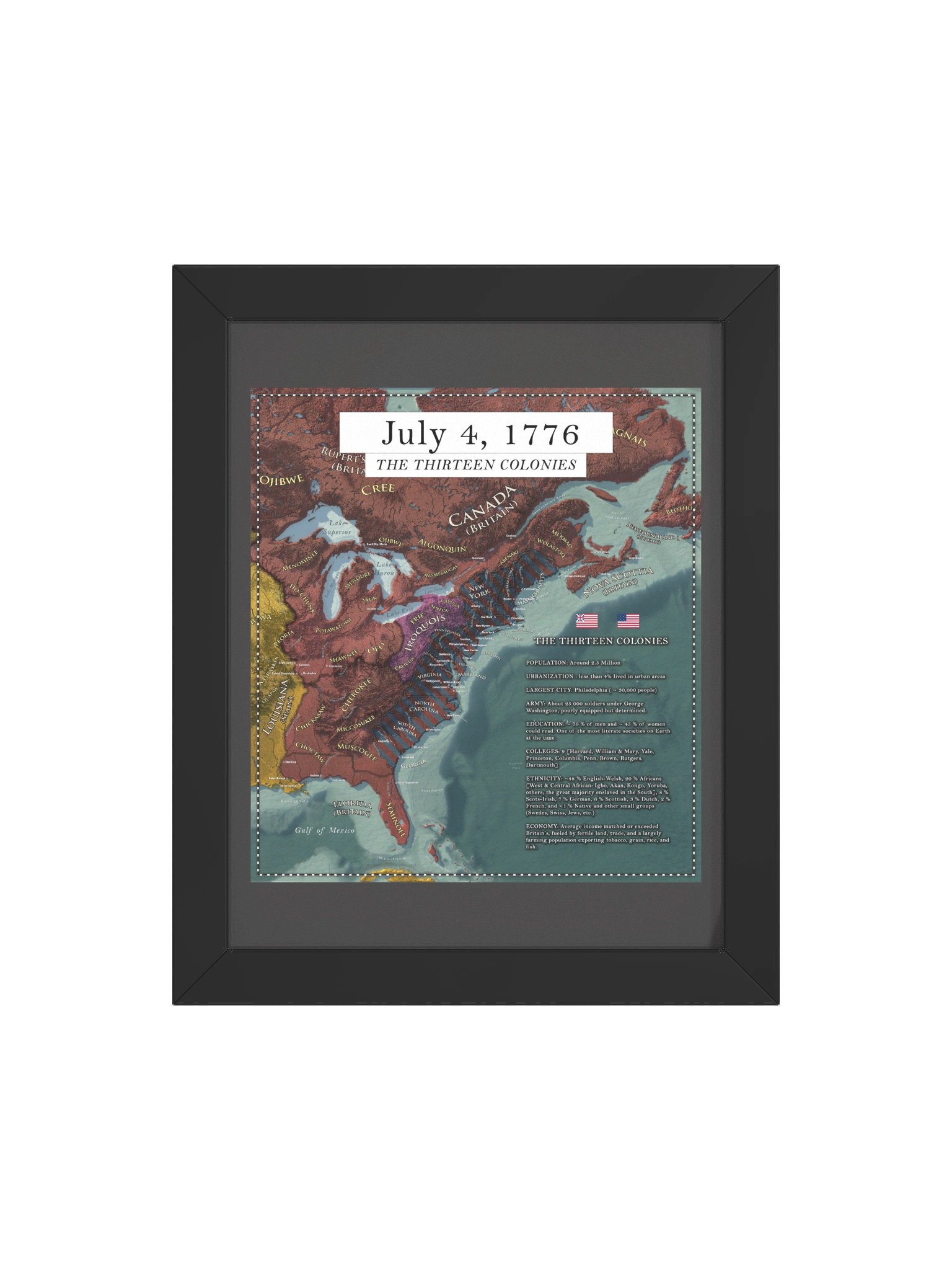 The American Revolution Detailed Frame - 250 Anniversary product image (4)