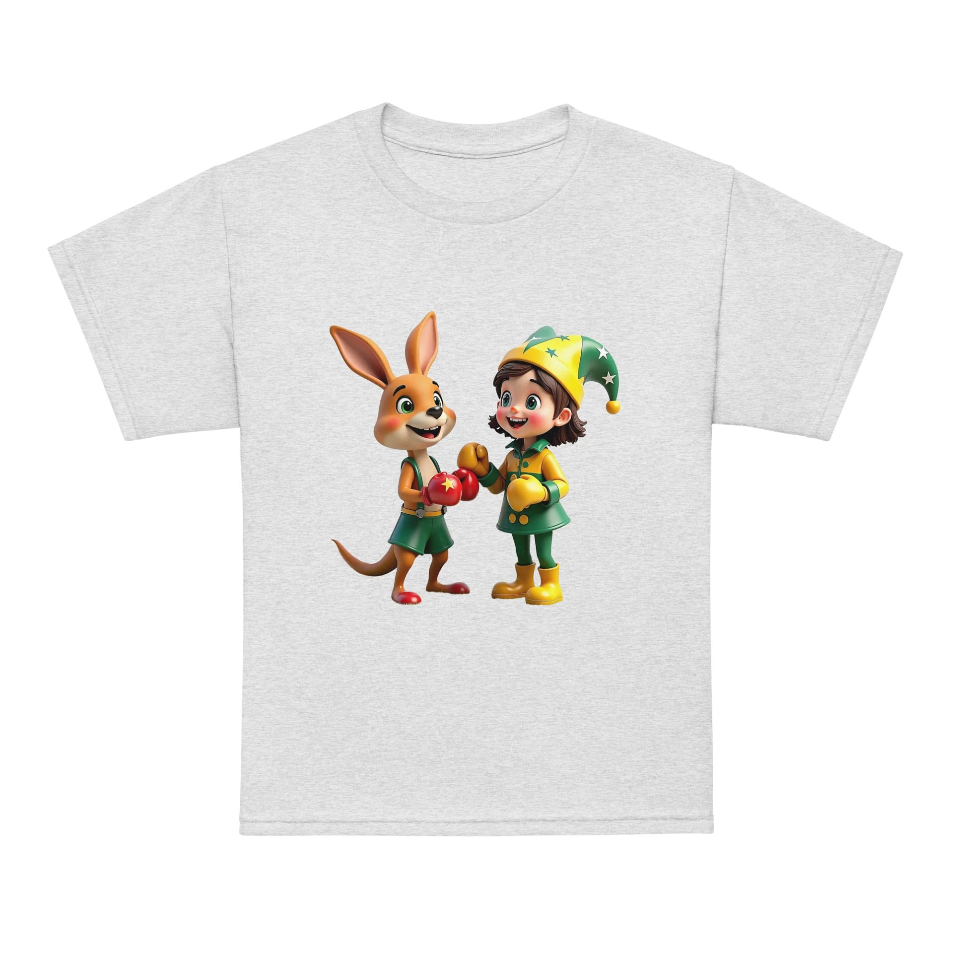 JessyJesty “Kanga Adventure” Youth Tee – Hops, Gloves & Aussie Wonder! product image (1)