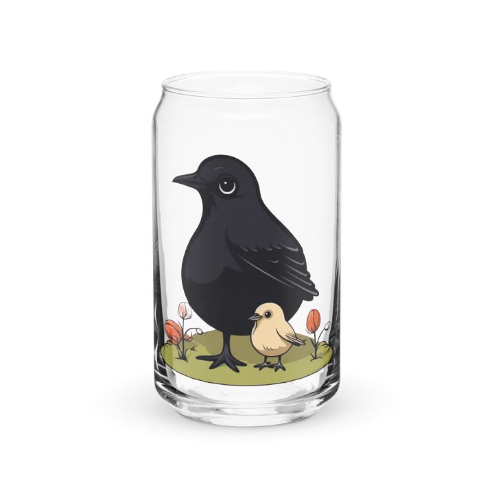 Can-Shaped Glass 🖤 Adorable Feathered Friends product image (2)