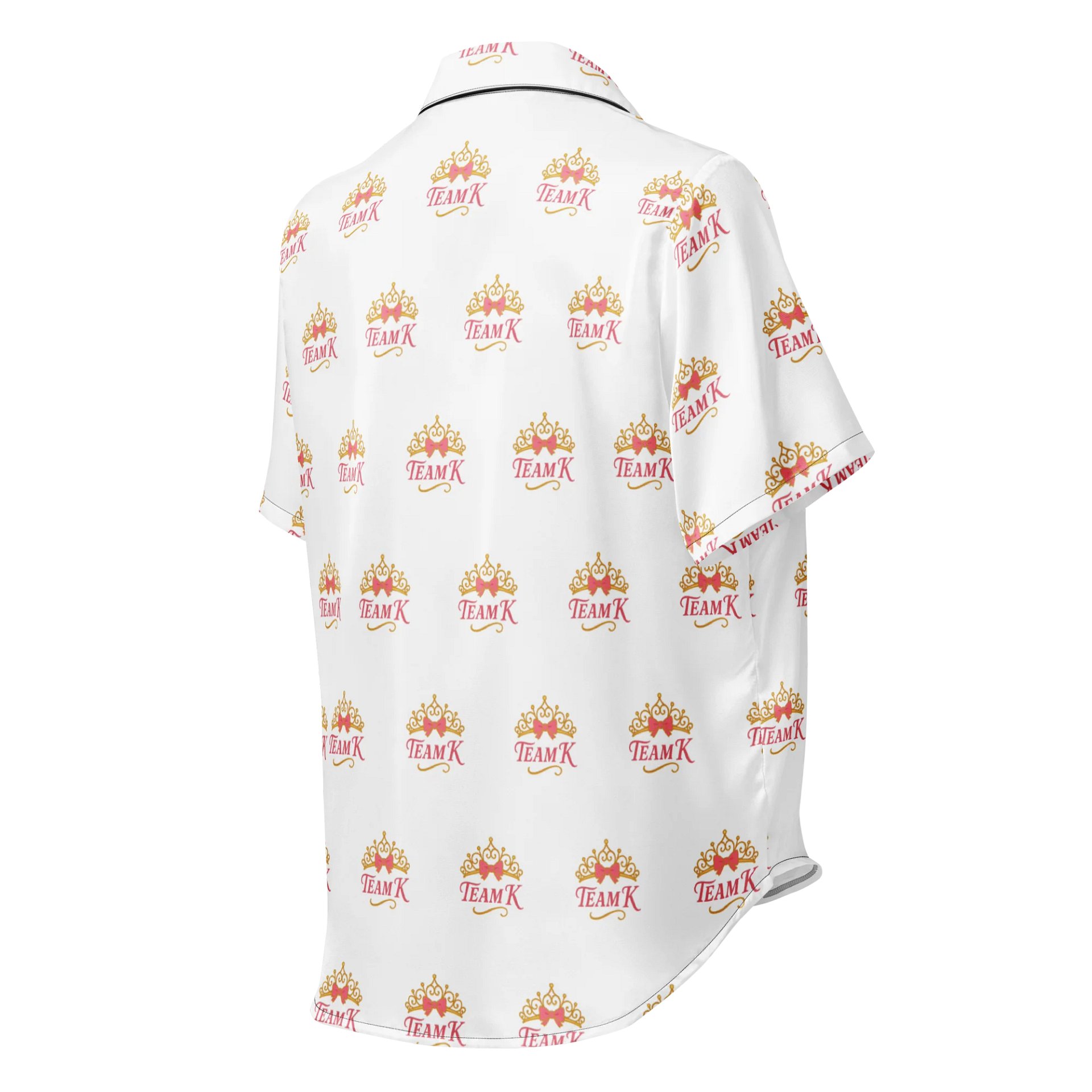 Team K (V-1) Women's Short Sleeve Pajama Top product image (2)