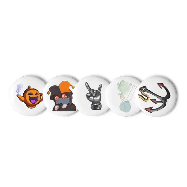 PlagueJesterSky Pins Set product image (1)