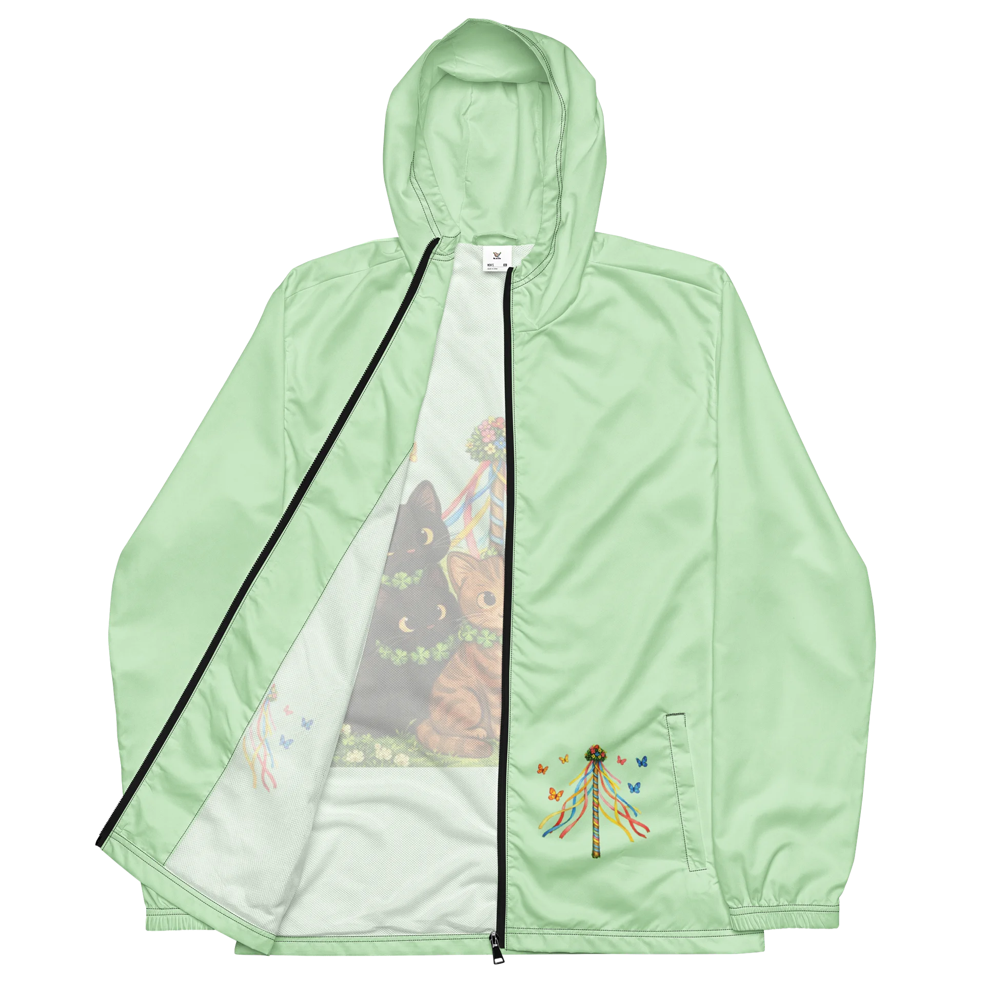 Cat brigade spring All-Over Windbreaker product image (2)